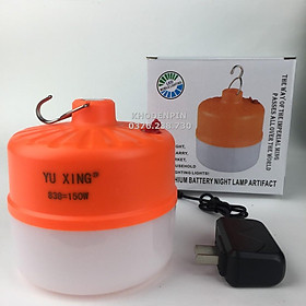 Mua (HÀNG CAO CẤP) Bóng đèn tích điện 6h-8h  loại 150w sạc tích điện LED có móc treo   bóng tỏa sáng rộng
