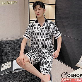 Bộ đồ pijama nam luxury quần ngắn, tay ngắn QSHOP QM726