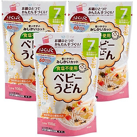 Combo 3 Gói Mỳ Ăn Dặm Hakubaku ( Dành Cho Bé Từ 5 Tháng )