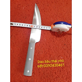 Mua Dao nhà bếp bầu nhỏ chuyên lọc  thái thịt được rèn thủ công 100% từ thép không rỉ từ làng rèn Lý Nhân