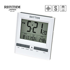 Mua Đồng hồ Rhythm LCT078NR03 – KT 8.5 x 9.5 x 4.0cm /. 100g. Vỏ nhựa. Dùng Pin