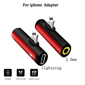 2-in-1 Type-C 3.5mm Jack Interface for Headphone Adapter Charger and Earphone Splitter Dongle Audio Convertor Compatible with iPhone Cellphones