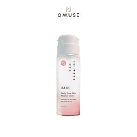 Nước tẩy trang O'MUSE - Daily Pure Skin Micellar Water 200ml dạng nắp nhấn, phù hợp mọi loại da