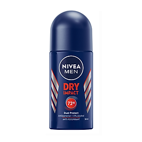 Hình ảnh Lăn Ngăn Mùi NIVEA MEN Dry Impact Khô Thoáng (50ml) - 81610