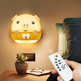 Pig Night Light Kids LED Night Lamp for Living Room Home Breastfeeding
