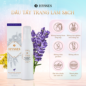 Dầu Tẩy Trang Cao Cấp Hysses Cleansing Oil Làm Sạch Sâu Lớp Tẩy Trang Và Bụi Bẩn, Giúp Chống Viêm, Tái Tạo Da, Chống Lão Hóa Với Tinh Dầu Oải Hương - Cúc Vạn Thọ Hữu Cơ Tự Nhiên