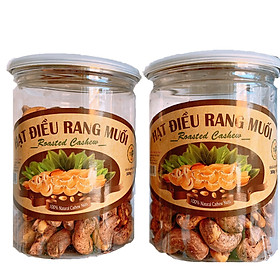 COMBO 2 HŨ HẠT ĐIỀU RANG MUỐI TÂN LỘC PHÁT - MỖI HŨ 250G