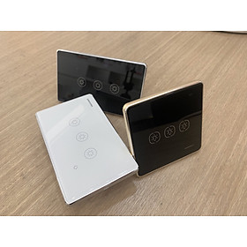 Mua Công tắc vuông thông minh Wifi / Zigbee bo viền 3 Gang - neoSSW2	 - Trắng