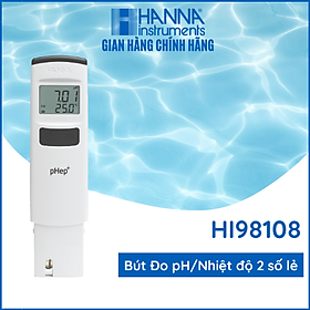 Bút Đo pH/Nhiệt Độ Với Độ Phân Giải 0.01pH HI98108