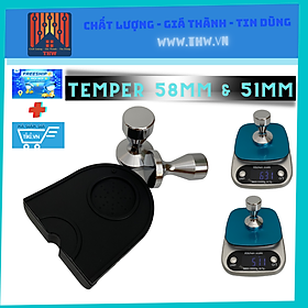 Mua Phụ kiện máy pha cà phê  nén cà phê  temper  inox  thép không gỉ  tay nén 51mm và 58mm