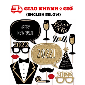 Hình ảnh Bộ Photo Props Happy New Year 14 cái cbhp50