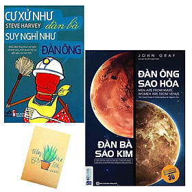 Hình ảnh Combo Đàn Ông Sao Hỏa Đàn Bà Sao Kim và Cư Xử Như Đàn Bà Suy Nghĩ Như Đàn Ông ( Tặng kèm Sổ Tay Xương Rồng)