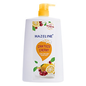 Sữa Tắm Hazeline Tẩy Tế Bào Chết Sáng Da Cam Yuzu Và Cherry (1.2kg)