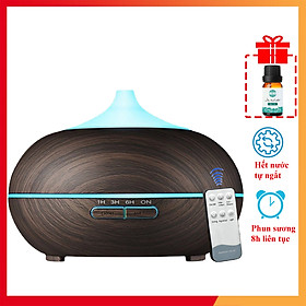 Mua Máy Xông Tinh Dầu Khuếch Tán Phun Sương Bí Ngô Bù Ẩm Phòng Điều Hoà Có Chế Độ Tự Ngắt Khi Hết Nước Có Đèn Led 7 Màu Phù Hợp Với Phòng 30m