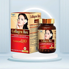 Viên uống trắng da Collagen rox -Hộp 60 viên hỗ trợ làm đẹp da, giảm nám mờ thâm