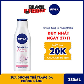 Sữa Dưỡng Thể Trắng Da Chống Nắng Nivea 83805 (250ml)