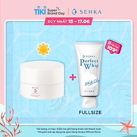 Kem Dưỡng Trắng Sáng & Giảm Thâm Nám Ban Ngày Senka White Beauty UV Cream 50g SPF 25 PA ++