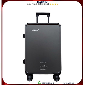 Vali cao cấp Macsim SMLV2230 cỡ 20 inch màu xám/ ghi- Hàng loại 1