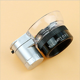 Kính lúp mini có đèn độ phóng đại 20 lần 7103
