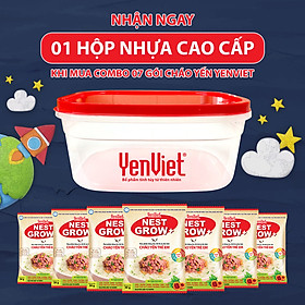 COMBO HỘP 07 GÓI CHÁO YẾN TRẺ EM YENVIET