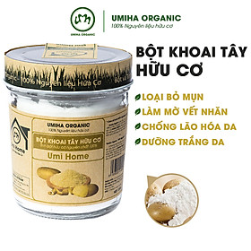 Bột Khoai Tây nguyên chất UMIHOME (135g) đắp mặt nạ dưỡng trắng da và tẩy da chết hiệu quả