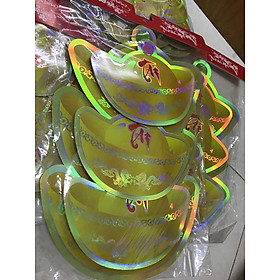 Thỏi Vàng Giấy Dạ Quang 2 Lớp Dán Kính