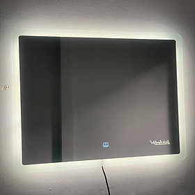 Mua Gương goi GLS hình chữ nhật LED ánh sáng ngoài 3 màu cảm ứng 80x60cm sưu tập Thu 2022
