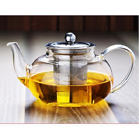 Mua Ấm thuỷ tinh pha trà chịu nhiệt có lưới lọc inox