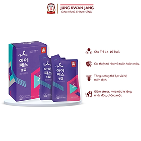 Nước Hồng Sâm Bổ Dưỡng Cho Trẻ 14-16 Tuổi KGC Jung Kwan Jang IPASS M (50ml x 10 gói)