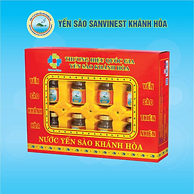 [Hộp 8 lọ] Nước Yến sào Sanvinest Khánh Hòa đóng lọ 70ml - Có đường 101