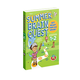 Sách summer brain quest 1&2 phát triển tư duy iq cho bé - in màu ( tiếng anh, 6 - 7 tuổi )