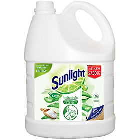 Nước Rửa Chén Sunlight Thiên Nhiên Muối Khoáng Và Lô Hội (3.6 kg) - Mới