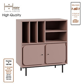 [Happy Home Furniture] SWEETY, Tủ lưu trữ nhiều ngăn - chân sắt, 86cm x 40cm x 95cm ( DxRxC), TCM_060