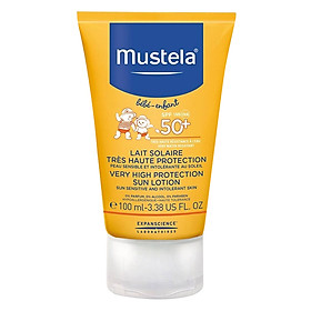 Kem Chống Nắng Cho Trẻ Sơ Sinh Và Em Bé Mustela Spf 50+ (100ml)