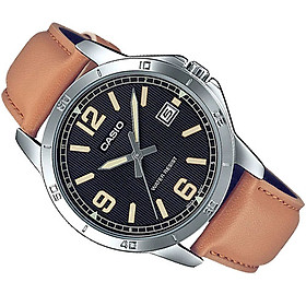 Đồng hồ nam dây da Casio Anh Khuê MTP-V004L-1B2UDF