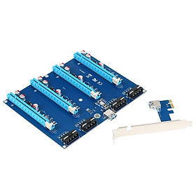 Thẻ chuyển đổi PCI-E X1 sang PCI-E X16 với Cáp USB3.0 