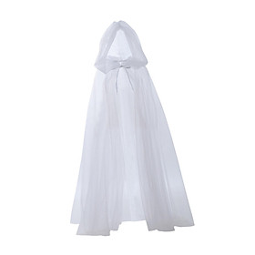 Halloween Costume Adult Witch Cape Party Robe Hood Tulle Cape Cloak Theme Party Supplies Decor Women Halloween Cloak for Mardi Gras Birthday