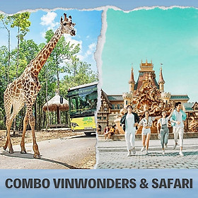 Hình ảnh Combo Vé VinWonders Và Vé Vườn Thú Mở Vinpearl Safari Phú Quốc, Vui Chơi Trong Cùng 01 Ngày