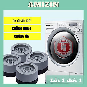 Mua Đế chống rung máy giặt Bộ 4 chân đế cao su chống rung máy giặt  chân bàn ghế  tủ lạnh