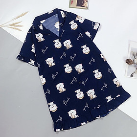 Mẫu mới về Váy ngủ Pijama cực hot hit cổ phối bèo xinh xắn