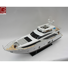 Mua Mô hình Du Thuyền hiện đại PRINCESS SUPERYACHTS 30M (White Black) 90cm (Giá xưởng)