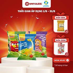 Kẹo dẻo Calci-D Ích Nhi dây 10 gói cho bé bổ sung canxi, phát triển chiều cao và hoàn thiện hệ xương, răng