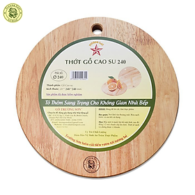 Mua Thớt Gỗ Cao Su Hình Tròn Ø240 - Đồ Dùng Gia Dụng Nhà Bếp Thương Hiệu Trường Sơn