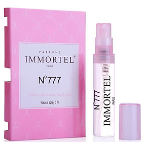 Hình ảnh Nước hoa nữ IMMORTEL No777 Eau De Parfum 3ml