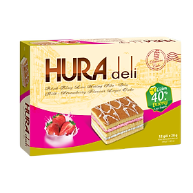 Bánh Bông Lan Hura Deli Chocolate - Dừa 336g