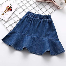 Chân váy jeans bé gái hàng VN