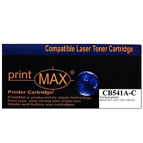 Hộp mực in Laser màu Xanh PrintMAX dành cho máy HP CB541A-C – Hàng Chính Hãng