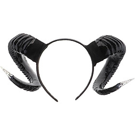 Mô Phỏng Sheep Horn Women Hairwrap Head Band Hair Band