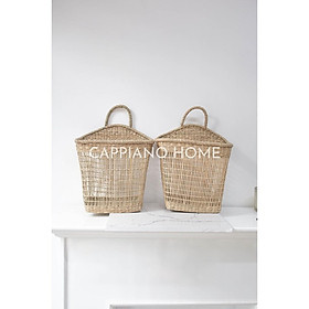 Mua Làn cói  giỏ đựng đồ một quai  giỏ đựng đồ quần áo tiện lợi  giỏ treo tường | Cappiano Home