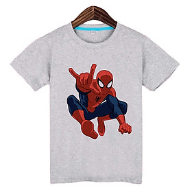 Áo thun bé trai in hình Spiderman xinh xắn chất vải đẹp
